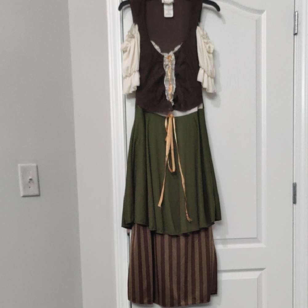 (Renaissance Winch Cosplay)California Costumes Earthy Layered Dress